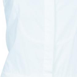Derek Lam White Sleeveless Cotton Shirt L