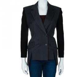 Derek Lam Contrast Sleeve Wool Jacket M