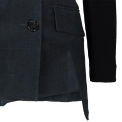 Derek Lam Contrast Sleeve Wool Jacket M
