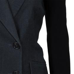 Derek Lam Contrast Sleeve Wool Jacket M