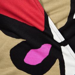 Pre Owned Diane Von Furstenberg Multicolor Printed Silk Abri Wrap Dress M