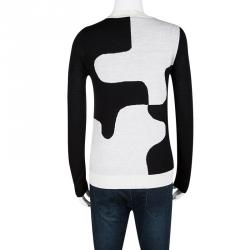 Diane Von Furstenberg Monochrome Wool Daphne Sweater L