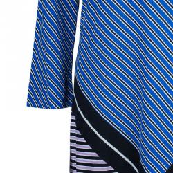 Pre Owned Diane Von Furstenberg Ruri Striped Shift Dress XL