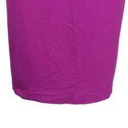 Pre Owned Diane Von Furstenberg Orchid Bloom Bally Dress M