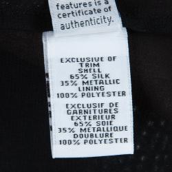 Pre Owned Diane von Furstenberg Lania Machine Bugle Silver Top S