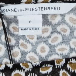 Pre Owned Diane von Furstenberg Sarita Long Sleeve Top S