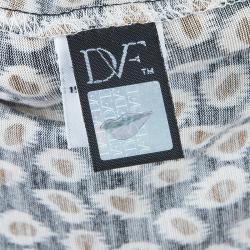Pre Owned Diane von Furstenberg Sarita Long Sleeve Top S