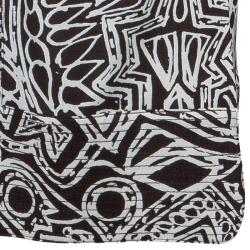 Pre Owned Diane von Furstenberg Anoush Brown Printed Wrap Dress M