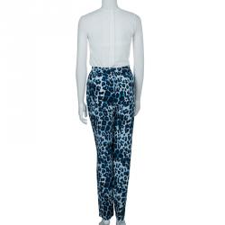 Diane Von Furstenberg Bennet Two Print Trousers L