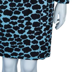 Pre Owned Diane Von Furstenberg New Jeanne Two Wrap Dress S