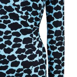 Pre Owned Diane Von Furstenberg New Jeanne Two Wrap Dress S