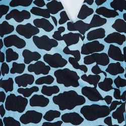 Pre Owned Diane Von Furstenberg New Jeanne Two Wrap Dress S