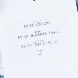 Pre Owned Diane Von Furstenberg New Jeanne Two Wrap Dress S