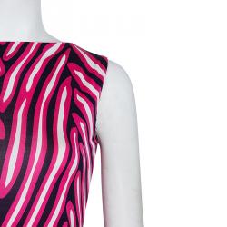 Pre Owned Diane von Furstenberg Herrin Print Dress XS
