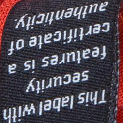 Pre Owned Diane von Furstenberg Orange Tadd Silk Maxi Dress XS