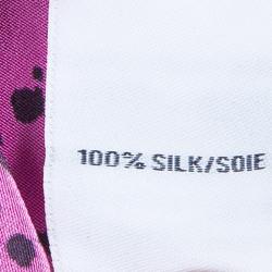 Pre Owned Diane Von Furstenberg Pink Sienna Printed Dress L