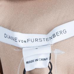 Pre Owned Diane Von Furstenberg Black Lace Zarita Embellished Dress S