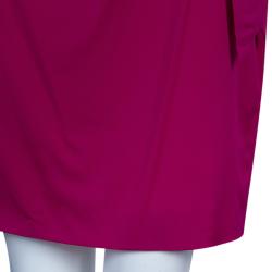 Pre Owned Diane Von Furstenberg Pink Zoe Dress M