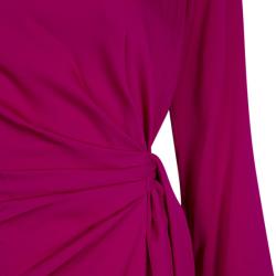 Pre Owned Diane Von Furstenberg Pink Zoe Dress M