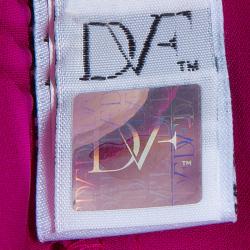 Pre Owned Diane Von Furstenberg Pink Zoe Dress M