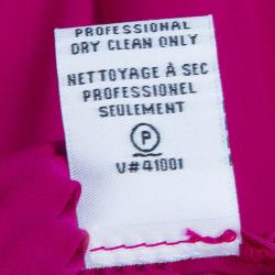 Pre Owned Diane Von Furstenberg Pink Zoe Dress M