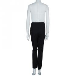 Pre Owned Diane von Furstenberg Black Jordy Trousers L