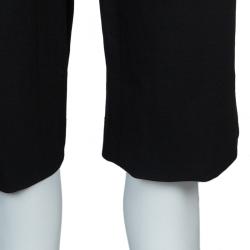 Pre Owned Diane von Furstenberg Black Jordy Trousers L