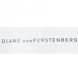 Pre Owned Diane Von Furstenberg Black Button Front Short Sleeve Knit Charo Dress M