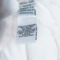 Pre Owned Diane Von Furstenberg White Lace Zarita Long Dress S