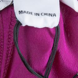 Pre Owned Diane Von Furstenberg Pink Silk Janeta Pants M