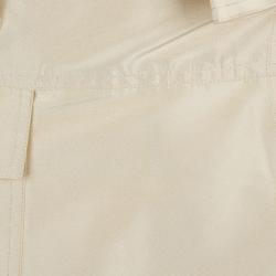 Pre Owned Diane Von Furstenberg Beige Safaya Utility Dress M