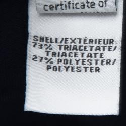 Pre Owned Diane Von Furstenberg Midnight Blue Kora Tunic Dress L