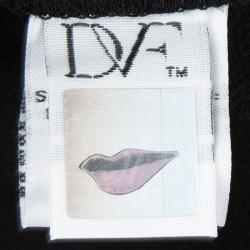 Pre Owned Diane Von Furstenberg Black Long Sleeve Cynthia Jumpsuit S