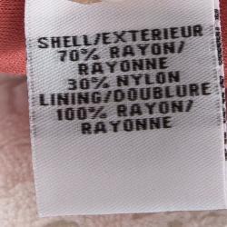 Pre Owned Diane Von Furstenberg Red Hot Coral Zarita Lace Dress S