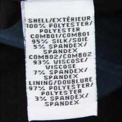 Pre Owned Diane Von Furstenberg Black Embroidered Sleeveless Tyche Dress S