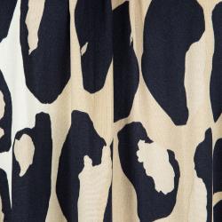 Pre Owned Diane Von Furstenberg Multicolor Animal Printed Pele Top L