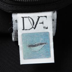 Pre Owned Diane Von Furstenberg Multicolor Printed Silk Lizbeth Maxi Dress S