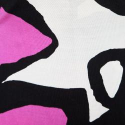 Pre Owned Diane Von Furstenberg Multicolor Printed Silk Abri Wrap Dress M