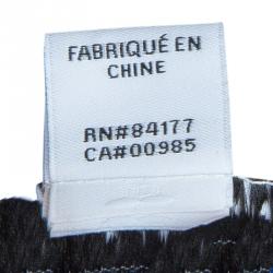 Pre Owned Diane von Furstenberg Blue Printed Keyhole Neck Baylie Silk Top S