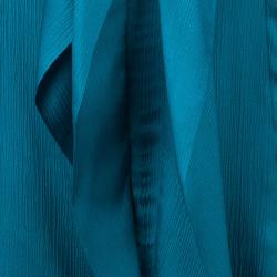 Pre Owned Diane Von Furstenberg Turquoise Silk Ayala Top S