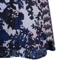 Pre Owned Diane Von Furstenberg Blue Keane Dress S