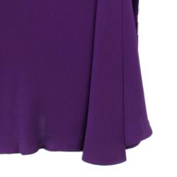Pre Owned Diane Von Furstenberg Purple Bec Dress S