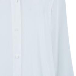 Pre Owned Diane Von Furstenberg White Harlow Blouse M