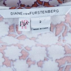 Pre Owned Diane Von Furstenberg Zamara Maxi Dress S