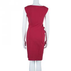 Pre Owned Diane Von Furstenberg Pink Gabi Knit Dress S
