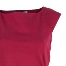 Pre Owned Diane Von Furstenberg Pink Gabi Knit Dress S