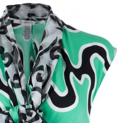 Pre Owned Diane Von Furstenberg Zebina Printed Playsuit M