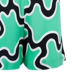 Pre Owned Diane Von Furstenberg Zebina Printed Playsuit M