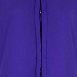 Pre Owned Diane Von Furstenberg Hatsu Colorblock Dress M