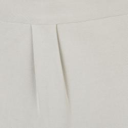 Pre Owned Diane von Furstenberg Beige Wrap Dress L